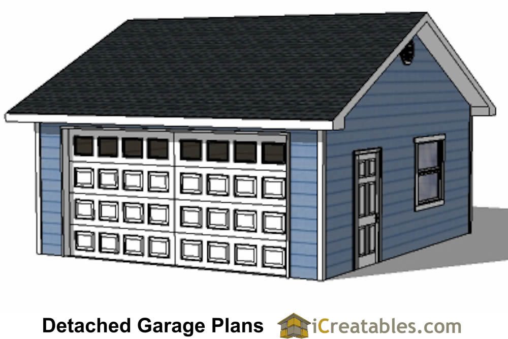 22x20 garage plans front elevation