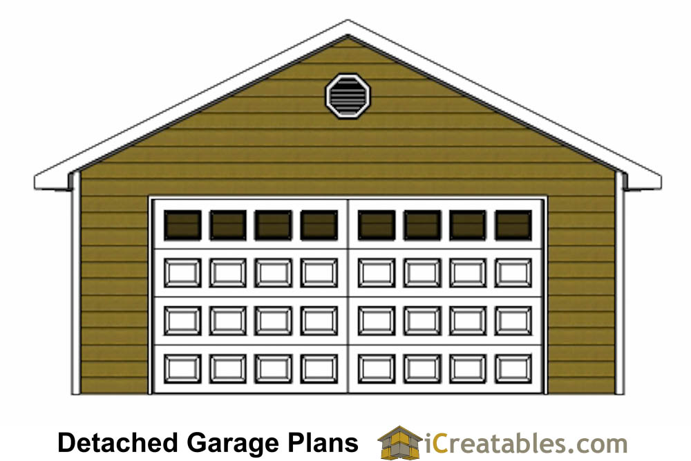 22x22 garage plans front elevation