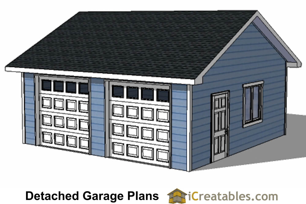 20x22 Garage plans with single door