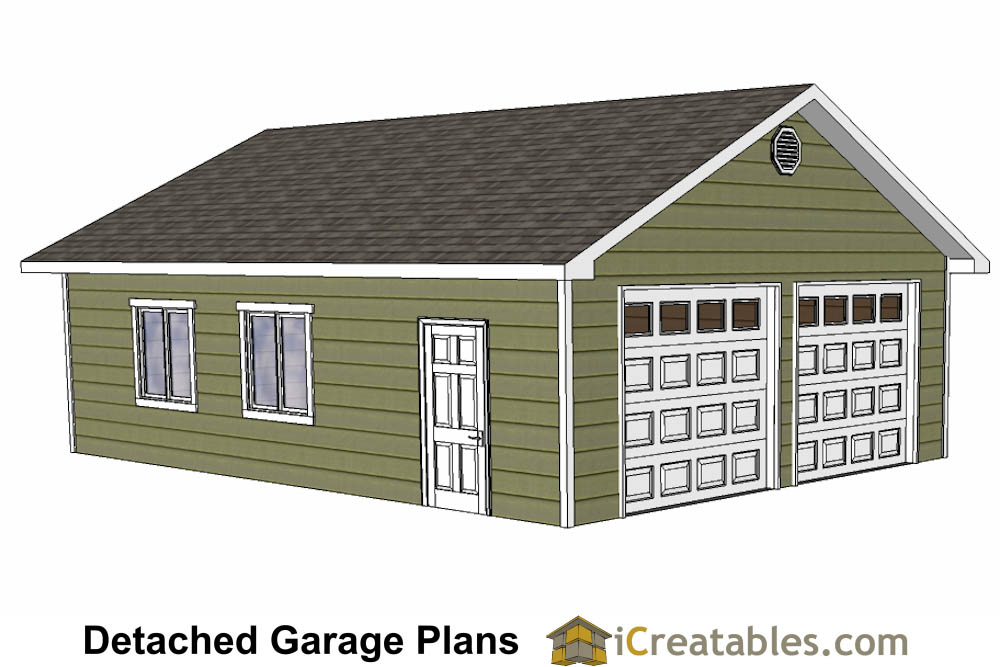 24x32 Garage Plans iCreatables.com 24x32 Garage Plans iCreatables.com