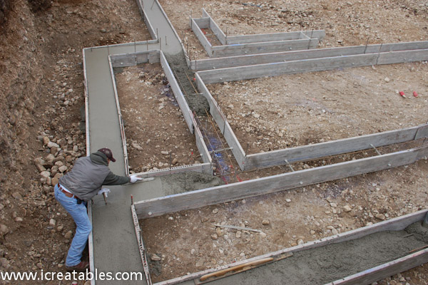 layout and install concrete footings for a house step 3 building a 