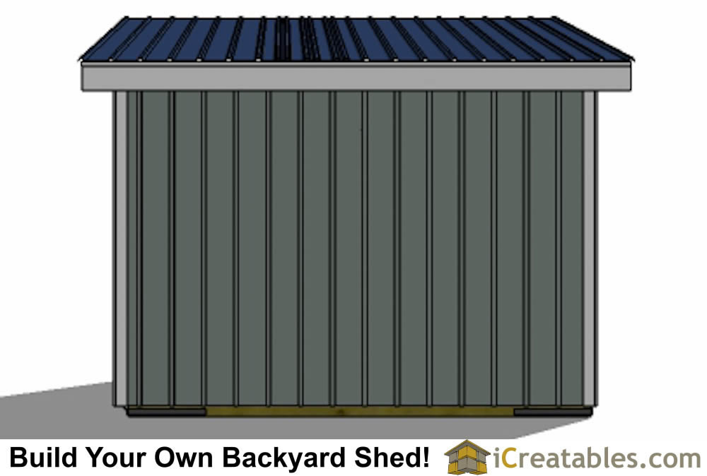 12x12 run in shed plans with wood foundation