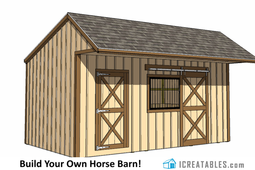 12x20 run in shed