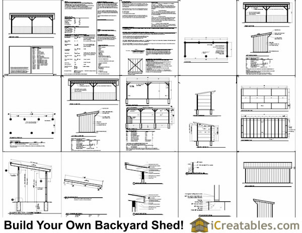 8x24 run in shed plans 