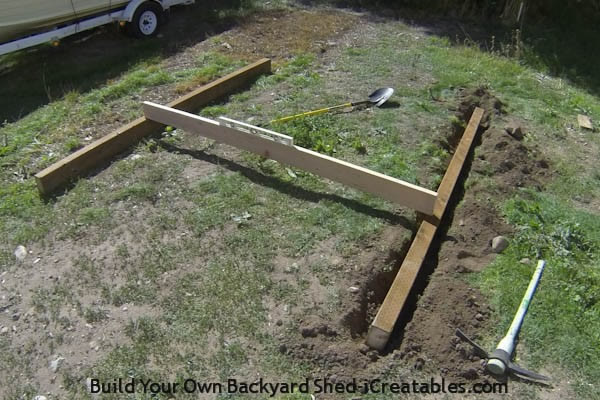 How To Build A Shed: Build Shed Foundation