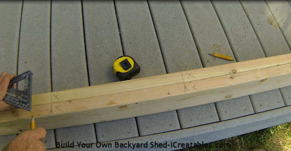 How to layout rim joist for floor framing