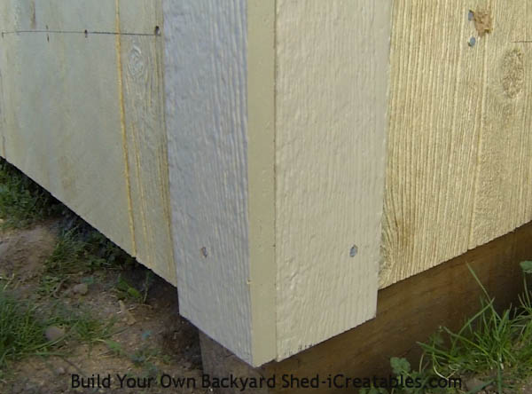 How to install exterior trim front corner overlaps side trim