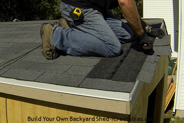 How to install asphalt shingles cut shingle ends