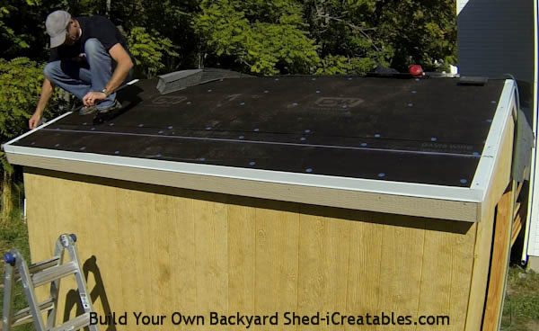 How to install asphalt shingles marking shingle lines