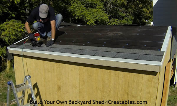 How to install asphalt shingles install first row of shingles