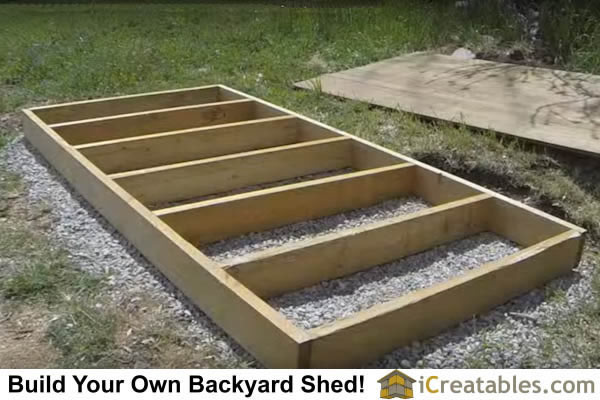 How To Build A Shed: Build Shed Foundation