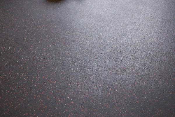 exercise room rubber floor close