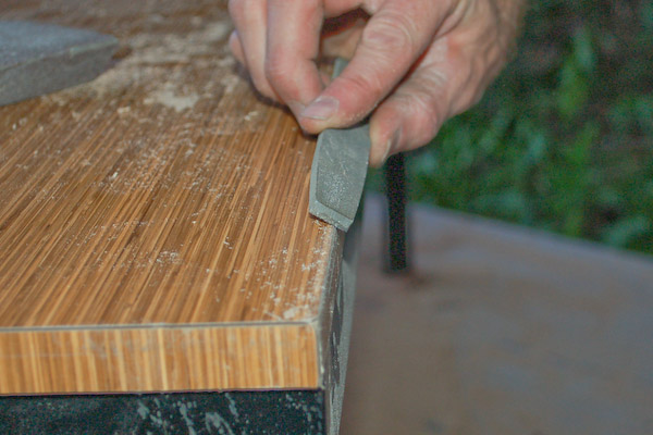 file plastic laminate corner edge