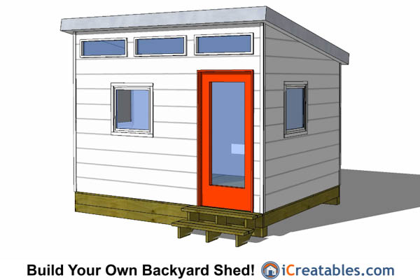 10x12 modern shed 