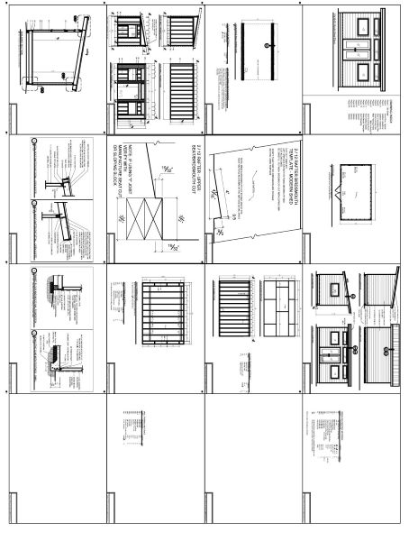 10x20 modern studio shed plans example