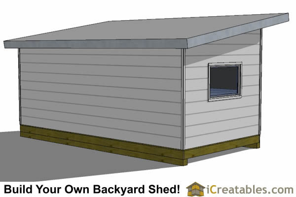 10x20 Modern Studio Shed Plans