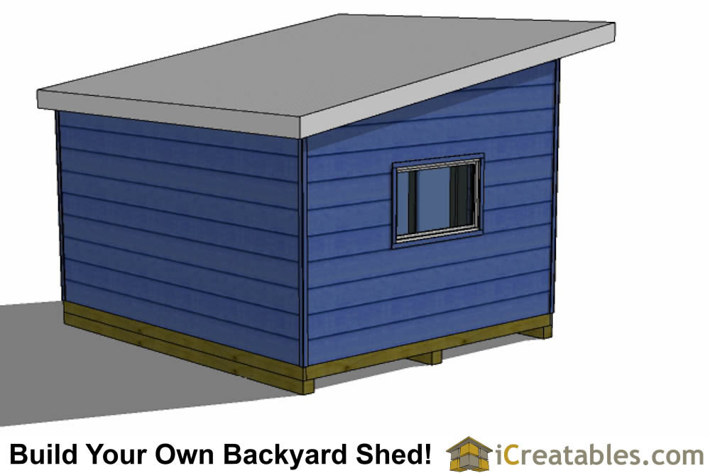 12x14 modern shed plans icreatables sheds