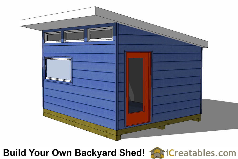 12x14 Shed Plans - Professional Shed Designs - Easy 