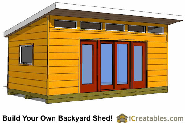 Modern shed plans info