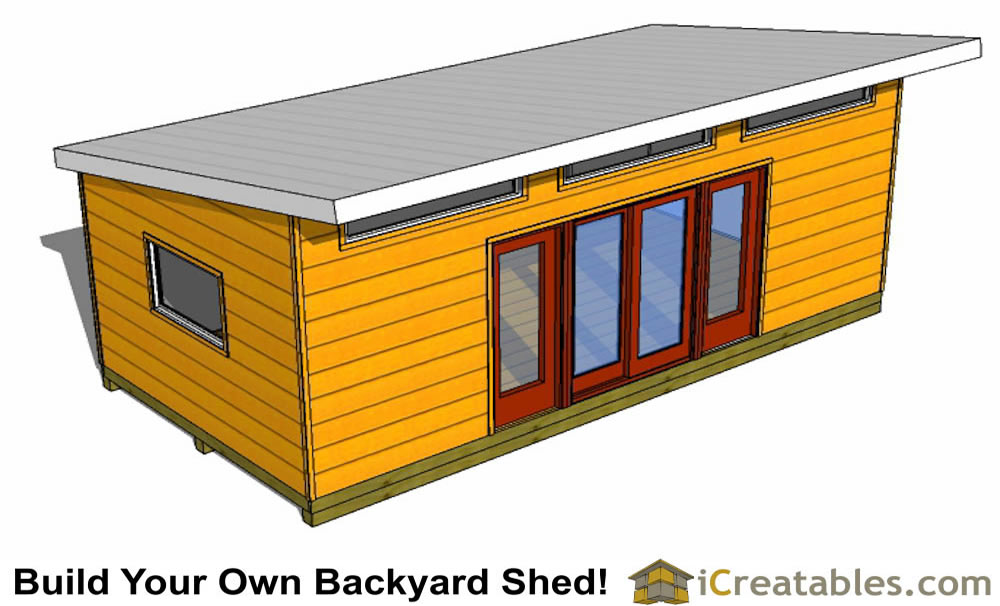 12x24 modern shed plans office shed plans