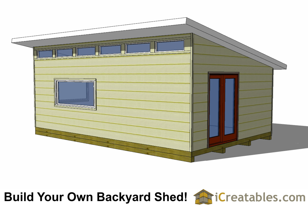16x24 studio home office shed plans
