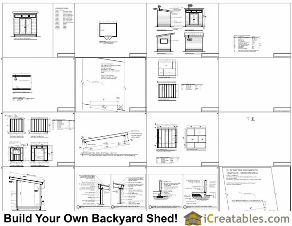 8x10 office shed plans, studio shed