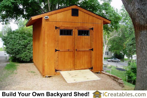 10x14 Gable shed Plans Icreatables SHEDS