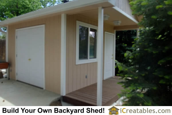 12x16 brayton shed plan porch & bar design – paul's sheds