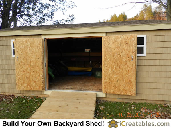 Large Backyard Shed Photos | iCreatables.com Shed Plans