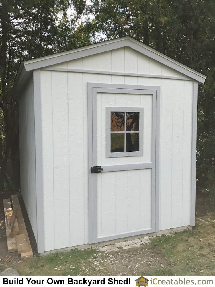 8x10 Delux Shed Plans | Storage Shed Plans | Garden Shed 