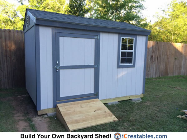 8x12 backyard shed
