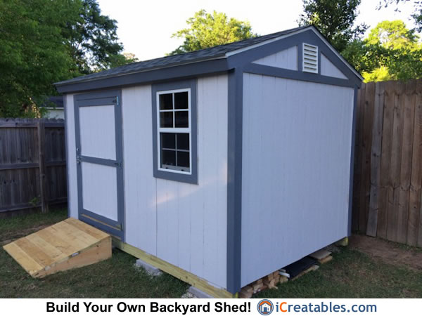 8x12 backyard shed