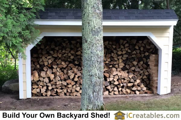 Pictures of Firewood Shed | Photos of Firewood Sheds