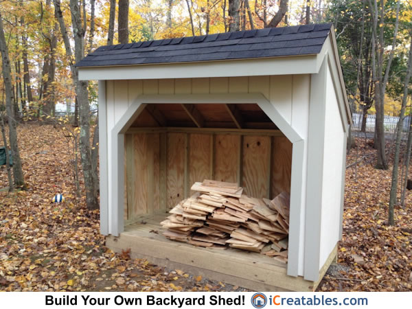 Pictures of Firewood Shed | Photos of Firewood Sheds