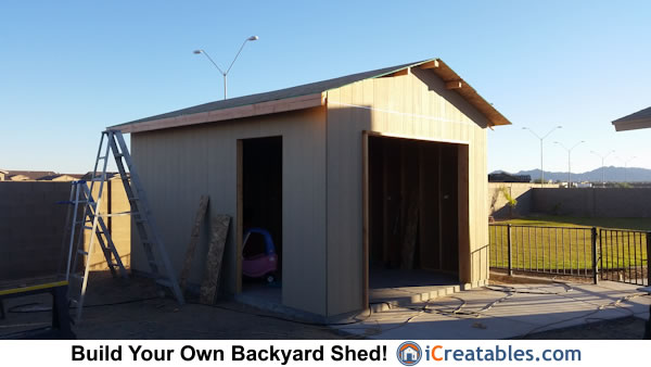 Pictures of Sheds With Garage Doors Garage Door Shed Photos