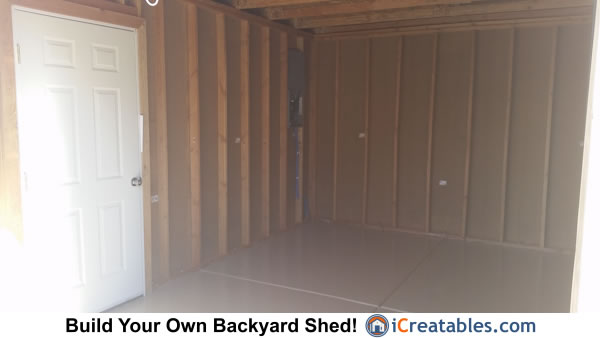 photo gallery of garage door shed plans