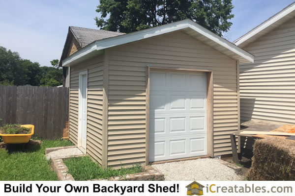 Pictures of Sheds With Garage Doors | Garage Door Shed Photos