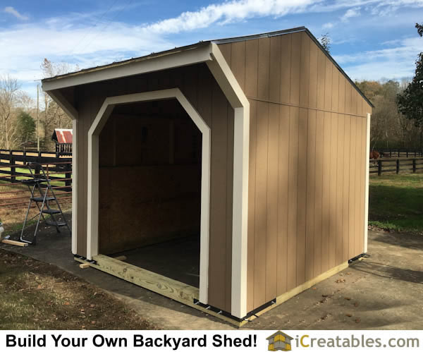 10x10 horse barn plans