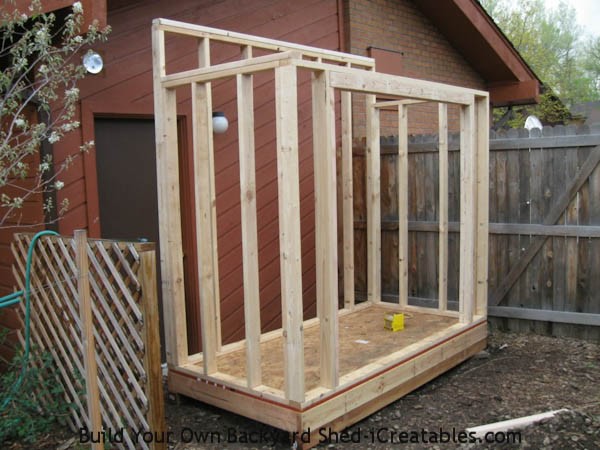 Lean To Shed Plans - Easy to Build DIY Shed Designs