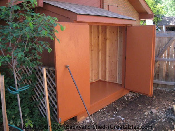 paint interior of shed