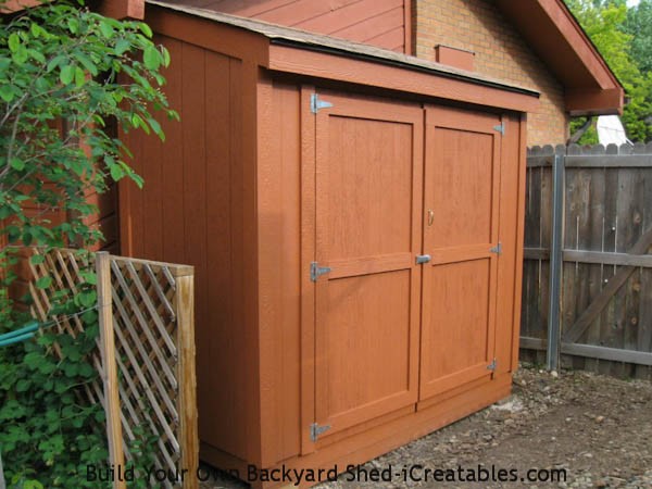 Lean To Shed Plans - Easy to Build DIY Shed Designs