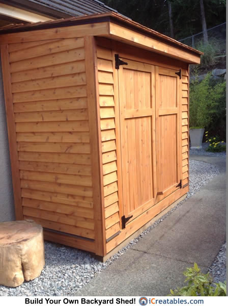 backyard shed plans - backyard storage and shed plans