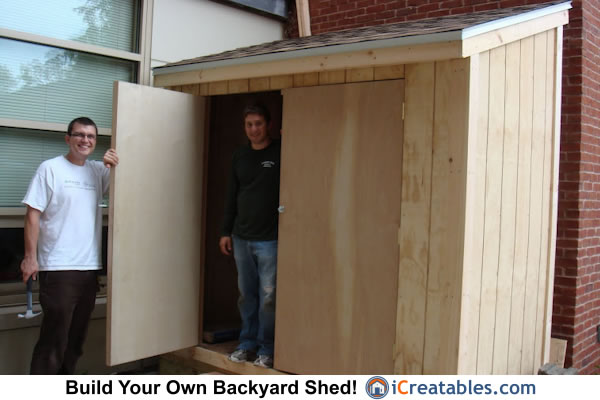 How to build a 4x8 shed