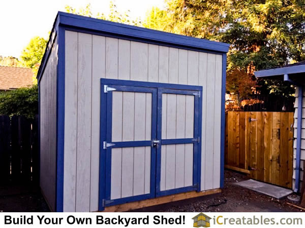 10x10 Shed Plans - Storage Sheds &amp; Small Horse B   arn Designs