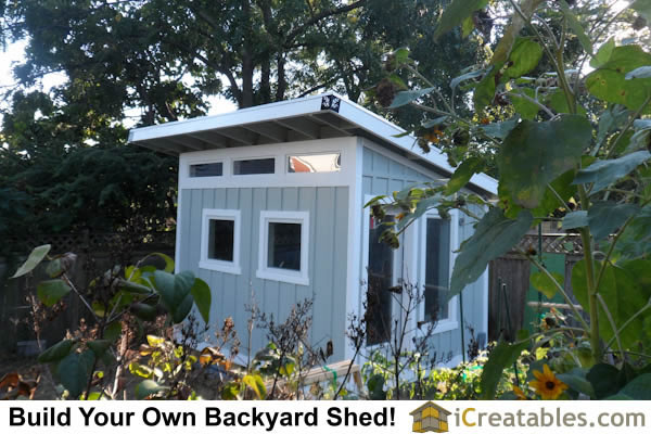 modern shed plans images