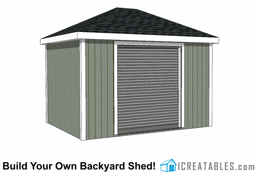 10x12 shed plans - building your own storage shed