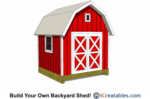 10x10 Shed Plans - Storage Sheds &amp; Small Horse Barn Designs