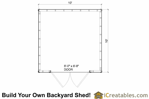 10x10 Lean To Shed Plans Icreatables