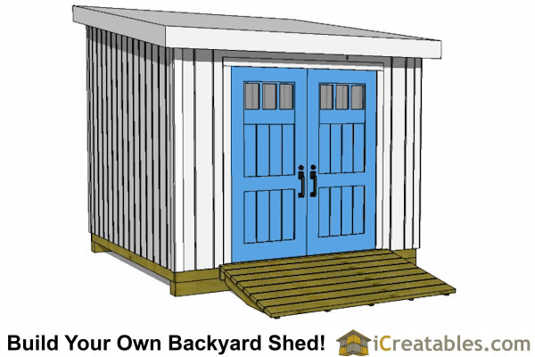 10x10 Shed Plans - Storage Sheds &amp; Small Horse Barn Designs