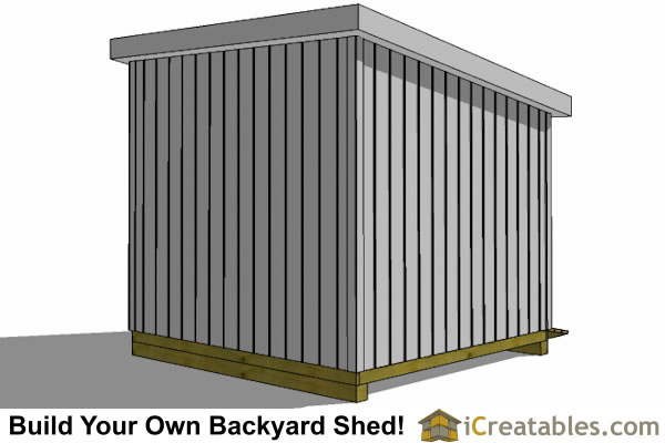 10x10 Lean To Shed Plans | Icreatables